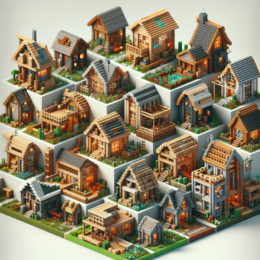 15 Ide Kreatif untuk Membangun Rumah Kayu di Minecraft